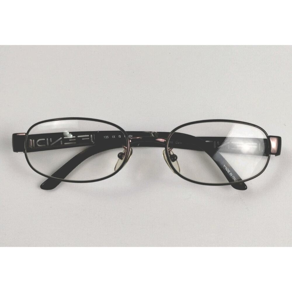 Fendi Women's Black Eyeglass Frames FS 210 - Metal 53-19-135 - Interior Damage